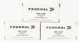 150 Rounds Of Federal 9mm Luger Ammunition
