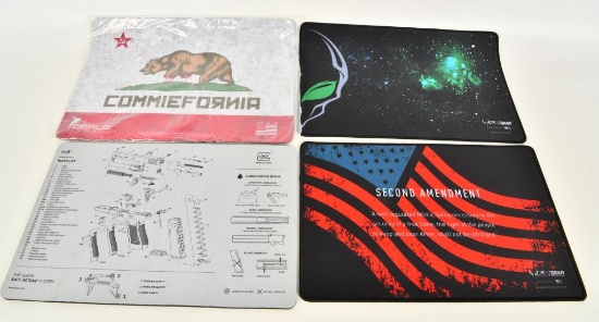4 New Gun Cleaning Padded Mats