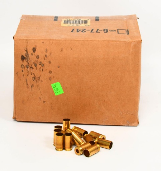 1000 Count Of Remington 9mm Empty Brass Casings