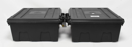 2 MTM Case-Gard Plastic Ammo Storage Containers
