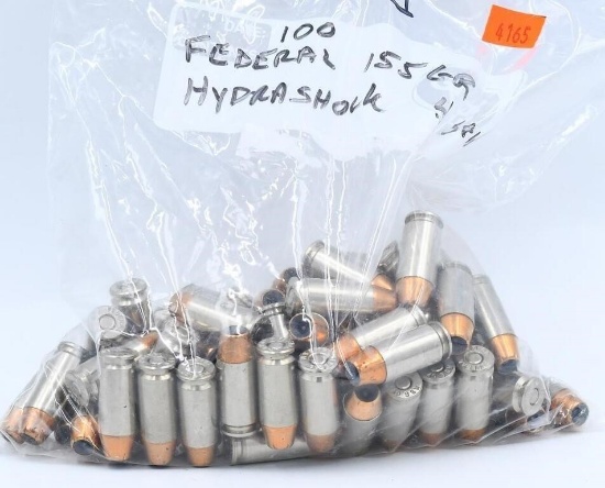 100 Rounds Of Federal .40 S&W Ammunition