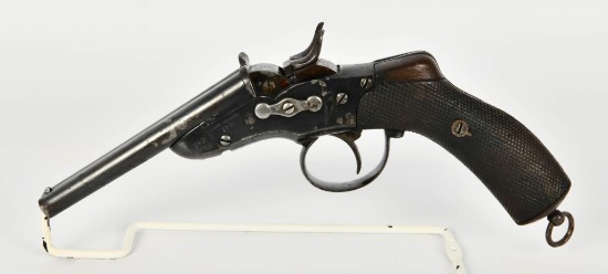 Rare Belgian M1877 Nagant Gendarmerie Pistol