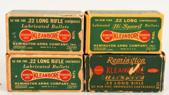 Collector Boxes of Remington Hi-Speed .22 LR