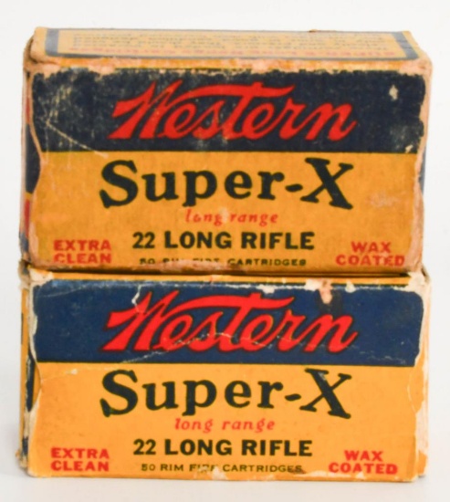 2 Collector Boxes Of Western Super-X .22 LR Ammo
