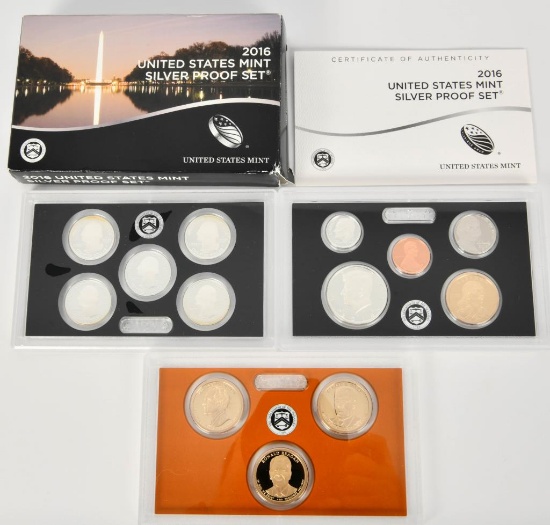 United States Mint Silver Proof Coin Set