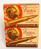 Collector Boxes of Weatherby .300 Magnum