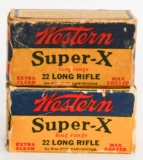 2 Collector Boxes Of Western Super-X .22 LR Ammo