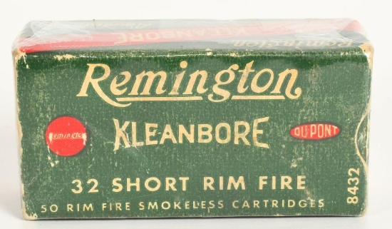 Collector Box Of Remington .32 Short RF Ammo