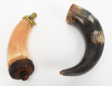 Collectible C. Haag Black Powder Horn w/