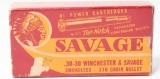 Collector Box of Savage .30-30 Win Ammunition