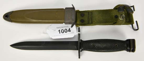 United States M7 Military Fighting Knife W/ Sheath