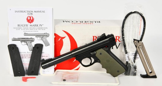 Ruger Mark IV 22/45 Blued 22 LR Semi Auto Pistol