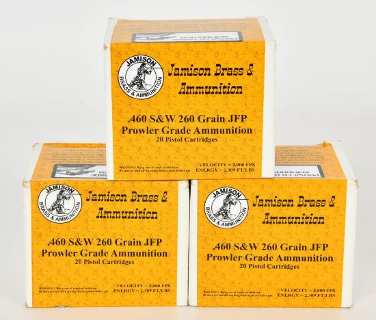 60 Rounds Of Jamison .460 S&W Ammunition