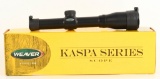 NIB Weaver Kaspa Rifle Scope 1x 20mm