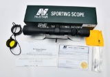NcStar AR15 3-9X40 Rubber Tactical Riflescope box