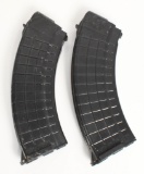 2 Unmarked AK-47 30 Rd Magazine