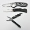 3 Gerber Folding Knives & Utility Tool