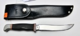 Old Buck Fisher Skinner Fixed Blade Knife