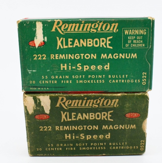35 Rounds Of Remington .222 Rem Ammunition