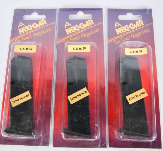 Lot of Three Smith & Wesson 59 Magazines
