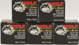 100 Rounds Of Wolf 7.62x39 Ammunition