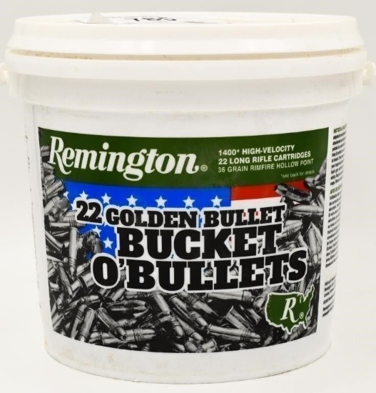 1400 Rds Remington Bucket O'Bullets .22 LR Ammo