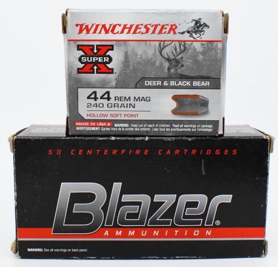67 Rounds Of Mixed .44 Rem Mag Ammunition