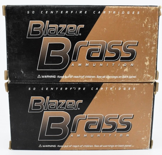 100 Rounds Of Blazer Brass .357 Mag Ammunition