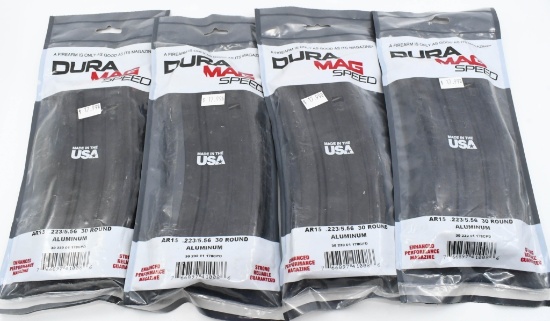 4 NIP Duramag AR15 30 Rd Magazines