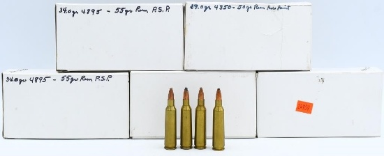 100 Rounds .22-250 Rem Ammunition
