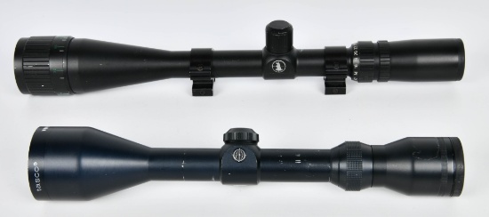 2 Tasco Long Range Matte Black Riflescopes