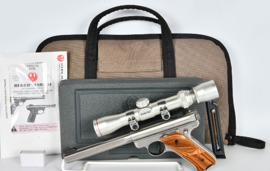Stainless Ruger Competition Target Slabside Pistol