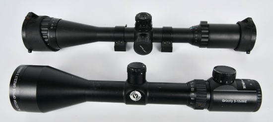 2 Long Range Matte Black Riflescopes