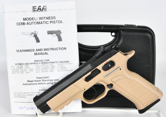 EAA Witness P-S Tanfoglio Semi Auto Pistol 9MM