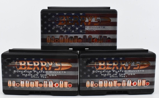 750 Count Of Berry's 9mm 124 Grain Bullet Tips