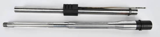 (2) Stainless barrels