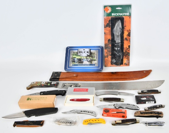 Large Lot of Misc Fixed Blade & Folding Pocket