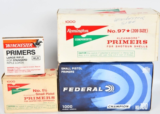 2110 Various Primers Rifle, Pistol, Shotgun