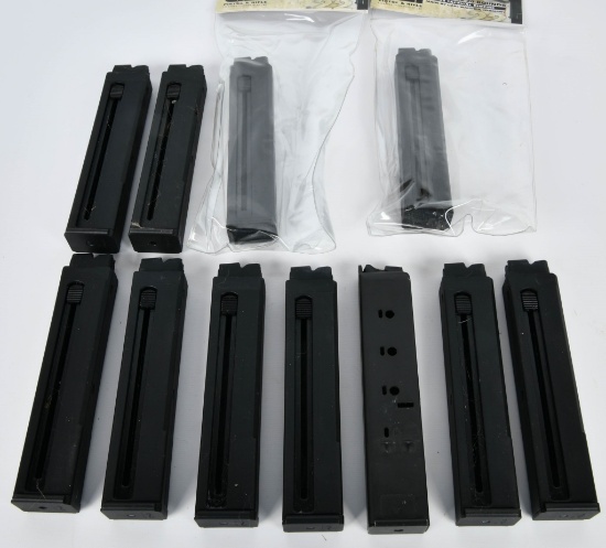 11 .22 Caliber Uzi 20 Round Magazines