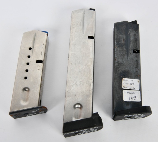 3 Smith & Wesson 69 Metal Magazines