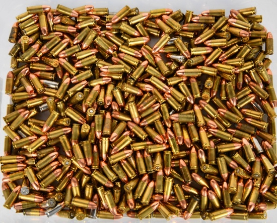 500 Rounds Of Mixed 9mm Luger Ammunition
