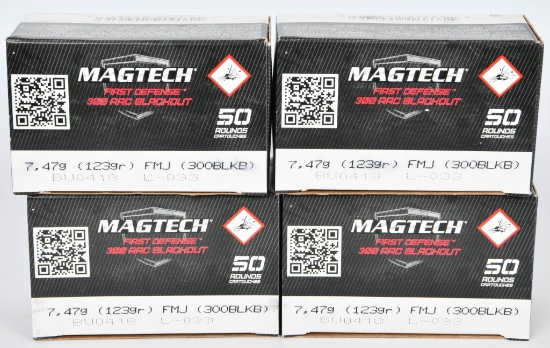 200 Rounds Of Magtech .300 AAC Blackout Ammo