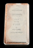 10 oz Academy Silver Bar small Font Stacker
