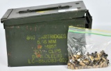 Large Ammo Can Full Of 9mm Empty Brass Casings