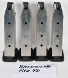(4) Browning PRO40 14 round Magazines