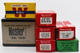 600 Count Of Mixed .38 Cal Reloading Bullet Tips