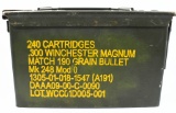 160 Rounds Of .300 Win Mag Match Ammo