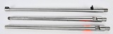 (3) various Stainless Barrels