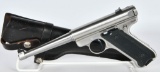 Stainless Ruger Mark II Standard Pistol .22 LR