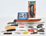 Large Lot of Misc Fixed Blade & Folding Pocket